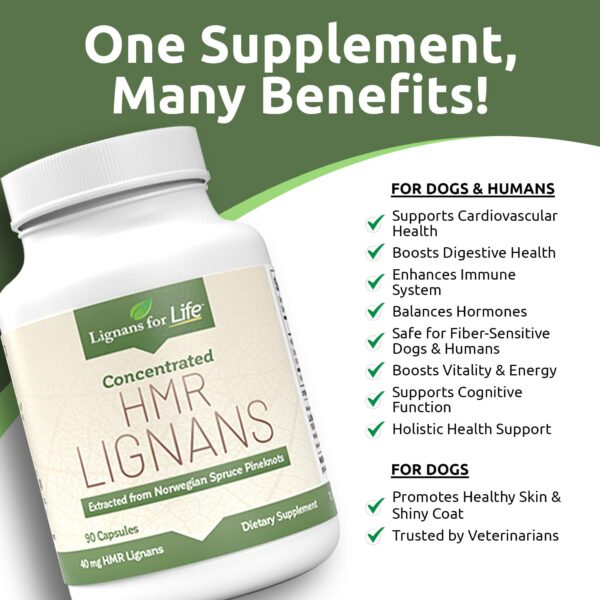 Suplemento nutricional para perros Lignans for Life