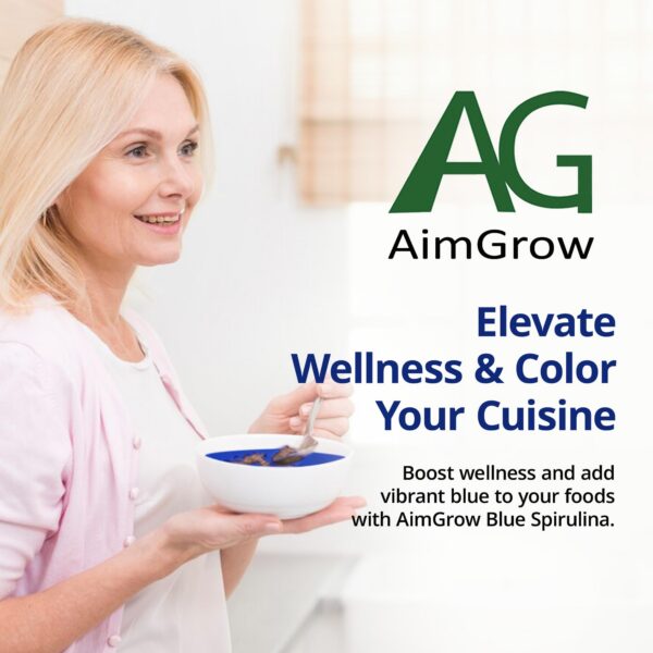 Suplemento nutricional spirulina azul Aimgrow 50 gramos