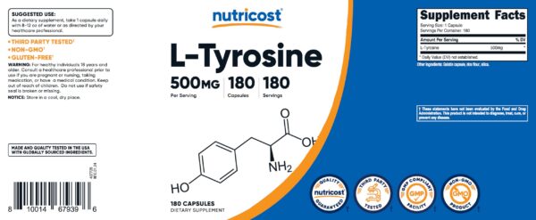 Suplemento Nutricost para apoyo cognitivo