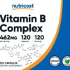 Version 1.0.0 Suplemento Nutricost vitamina B complex 462mg en cápsulas vegetales