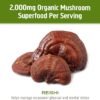 Version 1.0.0 Suplemento OM Mushroom línea completa polvo y cápsulas Reishi