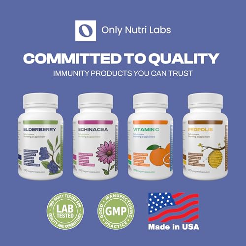 Suplemento Only Nutri Labs vitamina C y saúco para adultos
