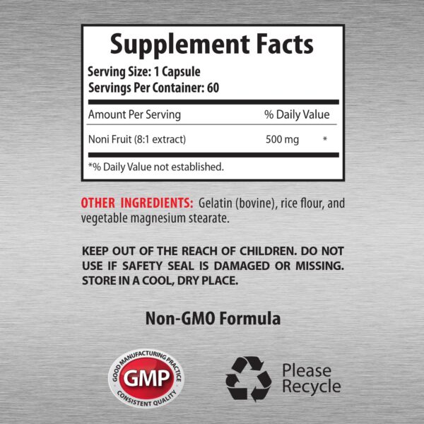 Version 1.0.0 Suplemento orgánico noni hoja y fruto