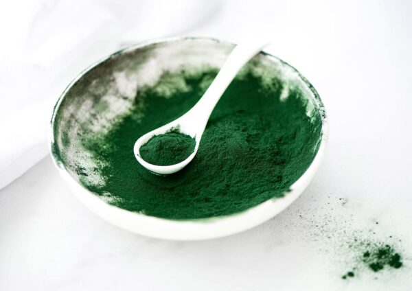 Suplemento orgánico sin aditivos espirulina y chlorella en polvo