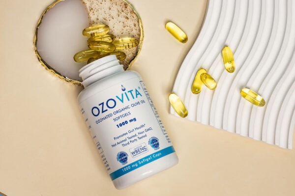 Suplemento OZOVITA aceite oliva orgánico ozonizado 60 cápsulas