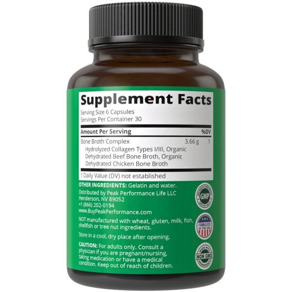 Version 1.0.0 Suplemento paleo Bone Broth para hombres y mujeres