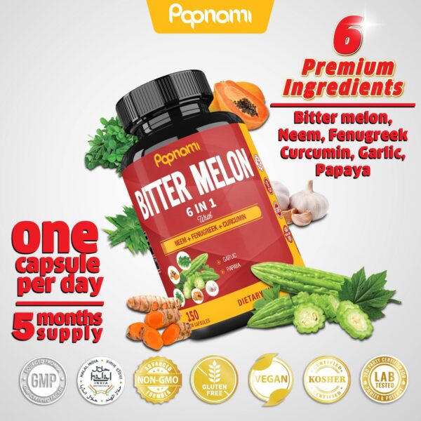 Version 1.0.0 Suplemento Papnami 150 cápsulas para bienestar y estilo de vida sano