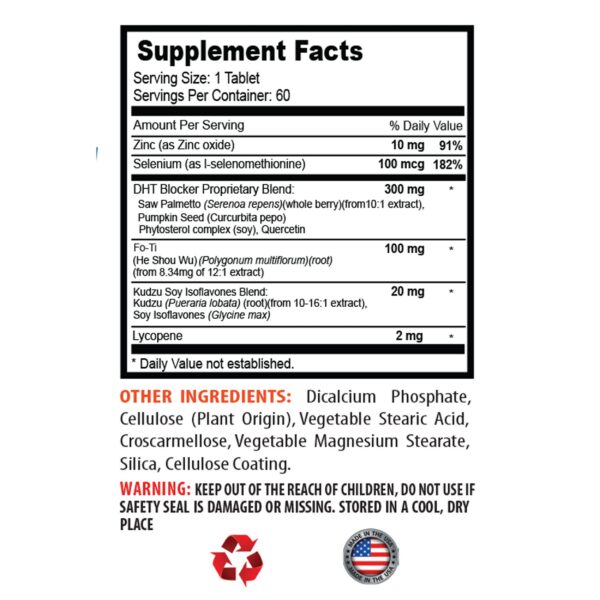 Suplemento para pérdida de cabello fortalece folículos capilares