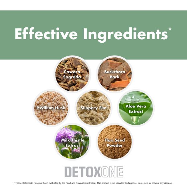 Suplemento pérdida peso NutraOne DetoxOne fórmula detox avanzada