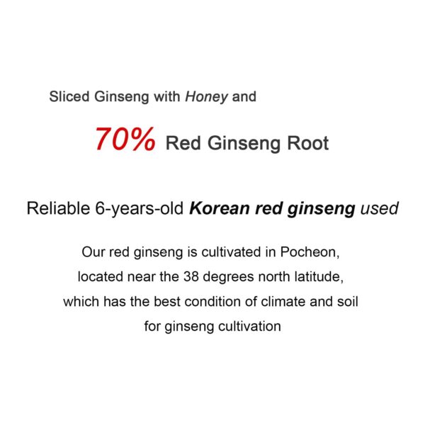Version 1.0.0 Paquete de ginseng rojo con paquete individual Pocheon