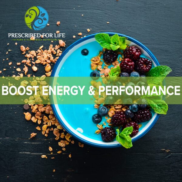 Bote polvo espirulina azul vegano Prescribed For Life