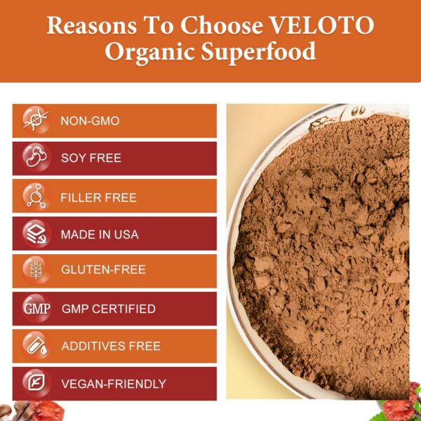 Suplemento polvo hongos naturales 10 variedades VELOTO