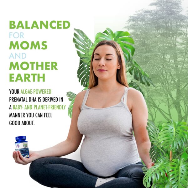 Suplemento prenatal DHA sin sabor a pescado ni olor