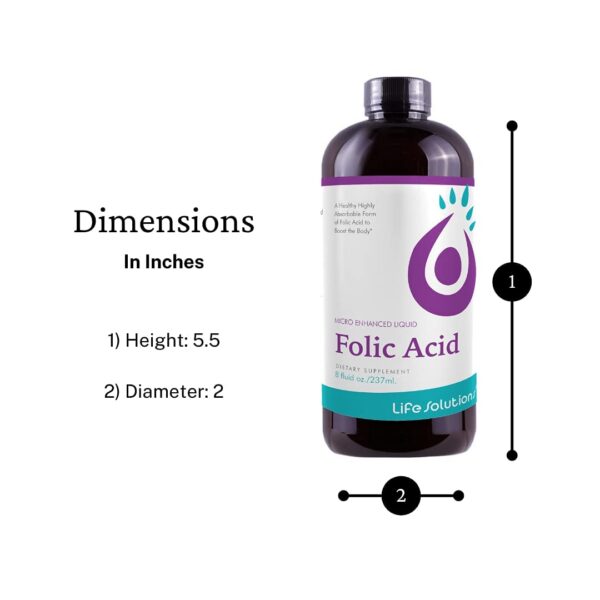 Suplemento prenatal líquido ácido fólico Life Solutions