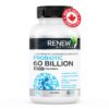 Suplemento probado Renew Actives con ingredientes premium probióticos