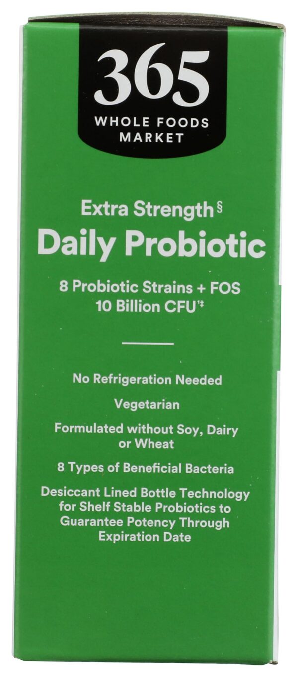 Suplemento probiótico 365 Whole Foods 30 cápsulas