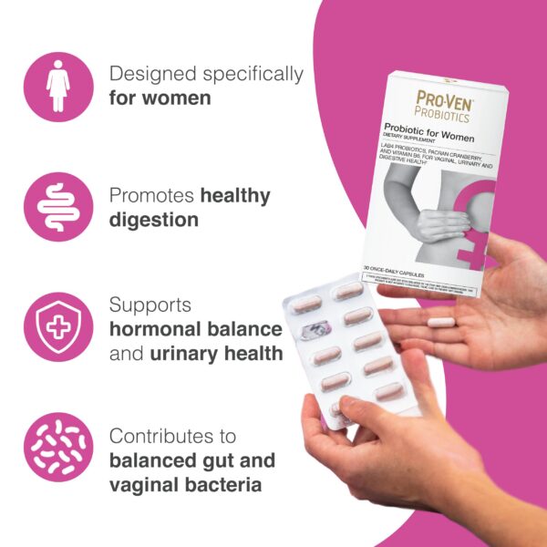 Suplemento probiótico para mujeres Pro-Ven blister cápsulas