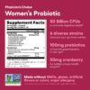 Suplemento probiótico Physician's Choice con calidad certificada