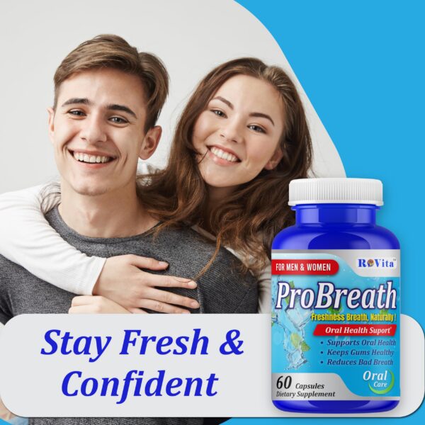 Suplemento probióticos para cuidado oral ROVita