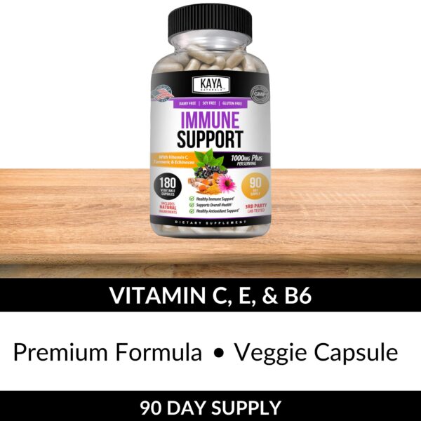 Suplemento con probióticos y cúrcuma para sistema inmune saludable