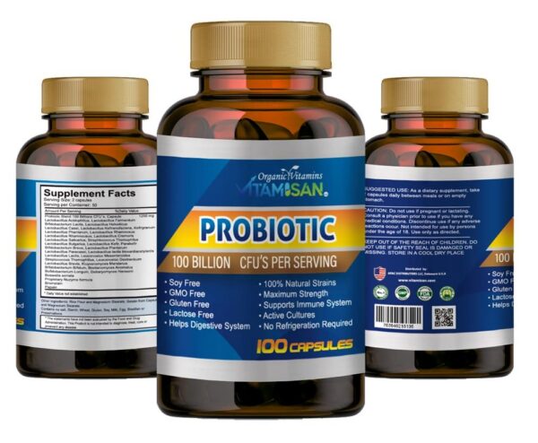 Suplemento probióticos VITAMISAN para salud digestiva