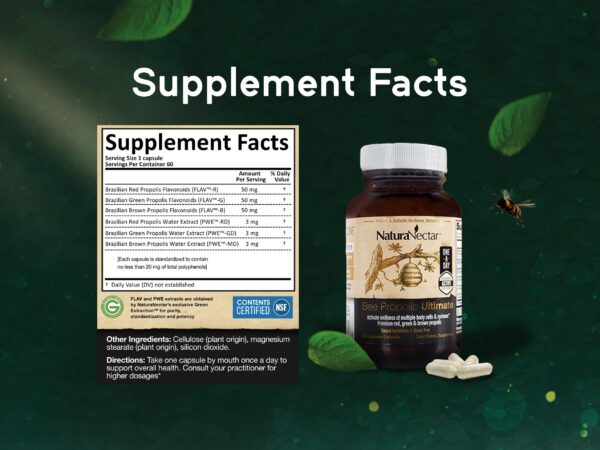 Suplemento de propóleo con flavonoides