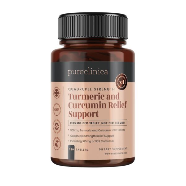 Suplemento pureclinica con alta dosis de cúrcuma y curcumina