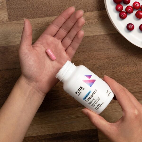 Suplemento PureFormulas antioxidante con arándano rojo puro