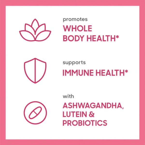 Suplemento Rainbow Light para salud femenina diaria