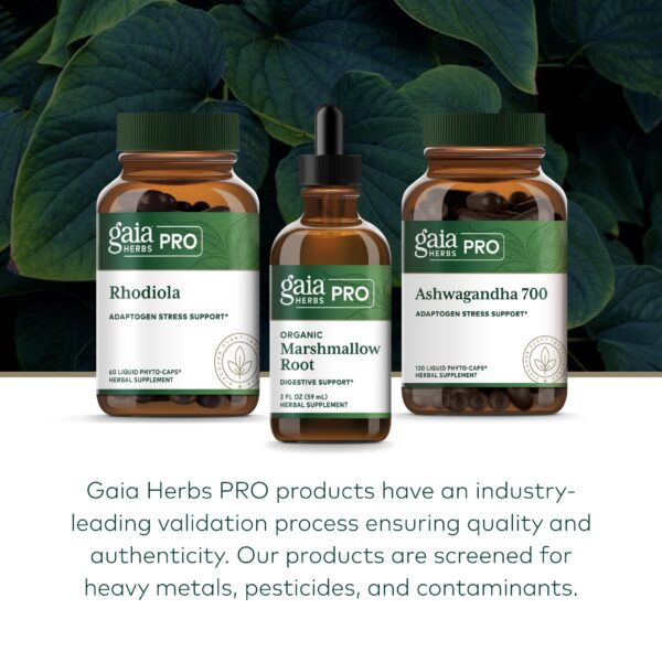 Suplemento raíz de malvavisco 35 porciones Gaia Herbs PRO