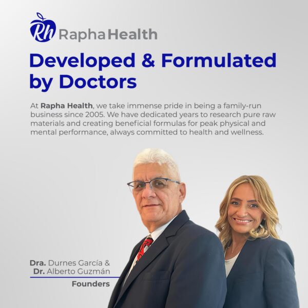 Version 1.0.0 Envase RAPHA HEALTH Sleep Well suplemento sueño natural