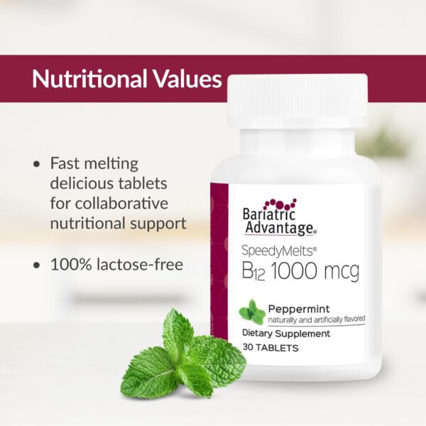 Suplemento rápido vitamina b12 y ácido fólico