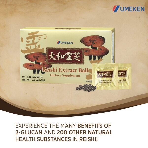 Suplemento Reishi japonés Umeken 120 paquetes total