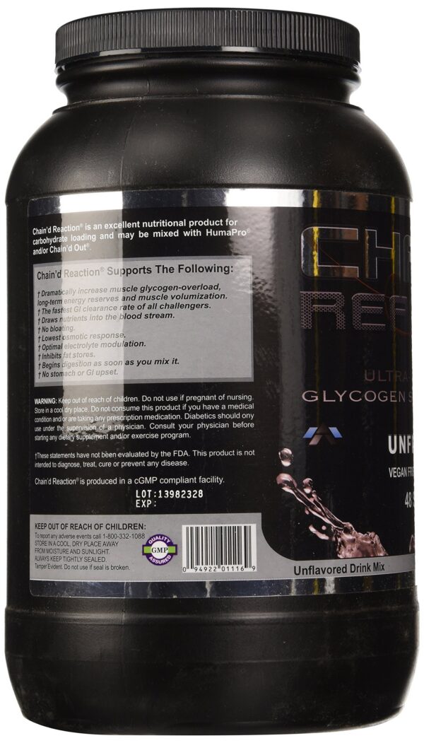 Suplemento para rendimiento muscular Chain'd Reaction