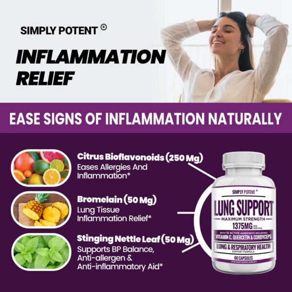 Suplemento respiratorio con vitaminas y extractos naturales