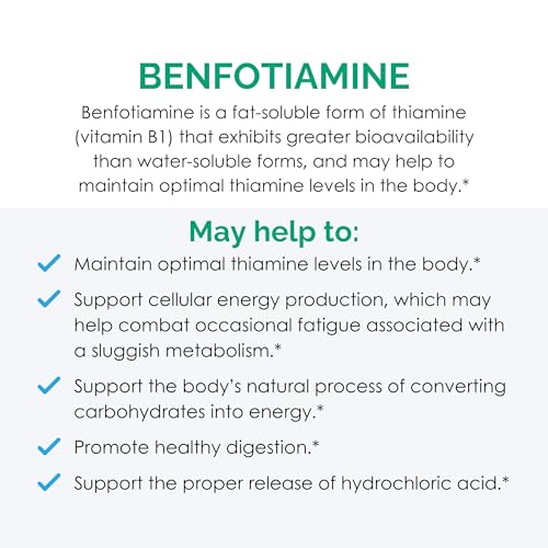 Suplemento Rootcology Benfotiamina alta absorción