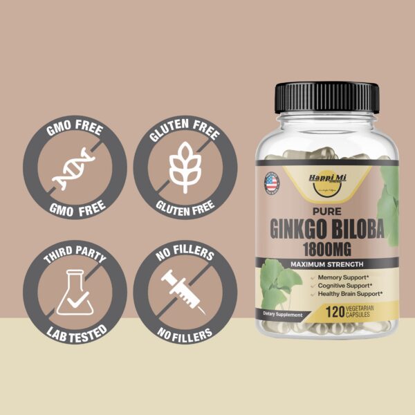 Suplemento de salud cerebral y antioxidantes natural Happi Mi Nutrition