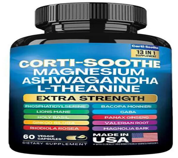 Suplemento para salud suprarrenal y cortisol Zoyava Corti-Soothe