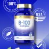 Suplemento saludable Carlyle vitaminas B-100