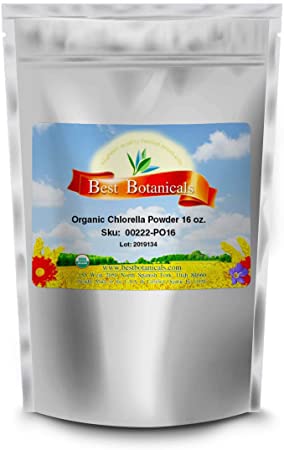 Suplemento saludable polvo de chlorella Best Botanicals