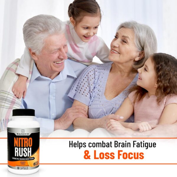 Suplemento Sandco Nitro Rush alta biodisponibilidad natural