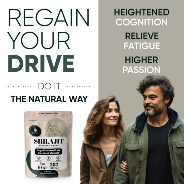 Suplemento Shilajit para función inmunológica fuerte