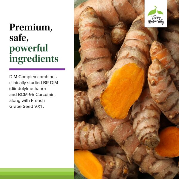 Suplemento sin alérgenos Terry Naturally DIM Complex 30 cápsulas