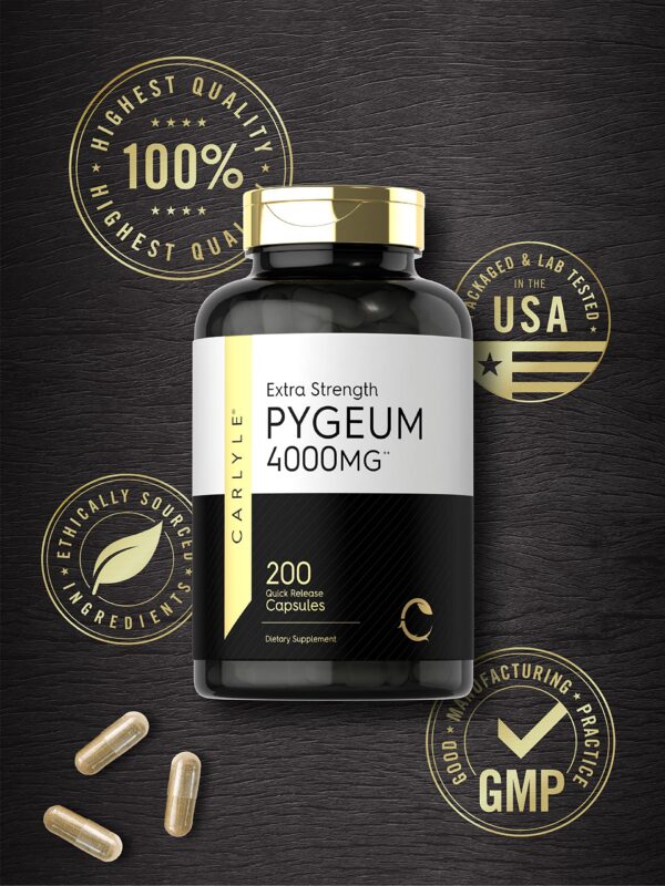 Suplemento sin gluten pygeum africanum calidad superior