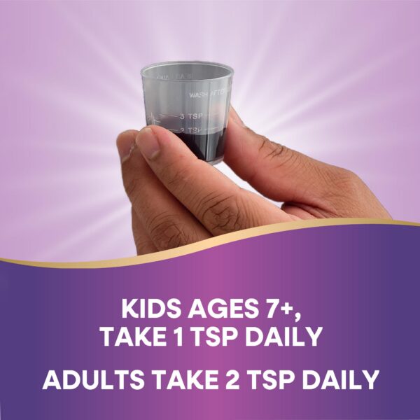 Suplemento sin gluten y vegano jarabe Sambucus Nature's Way