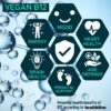 Suplemento sin OGM Vegan Probiotic Plus B12 y FOS prebiótico