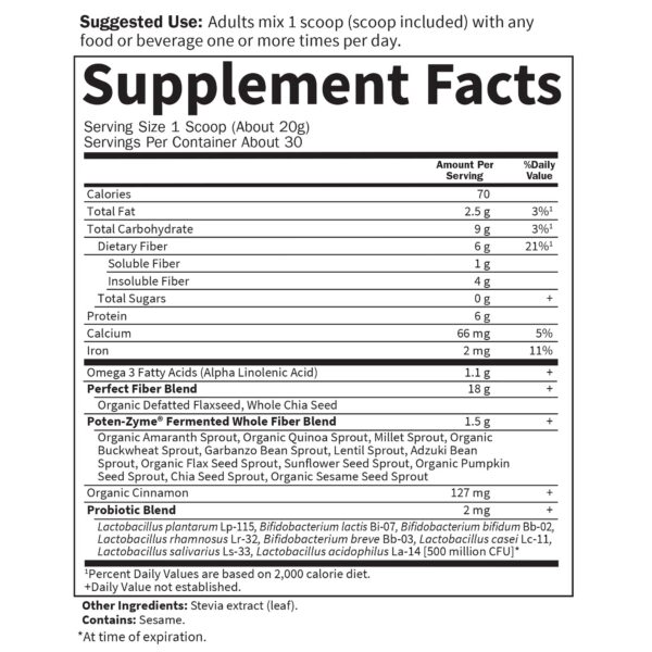 Suplemento sin sabor para agregar a batidos y recetas nutritivas