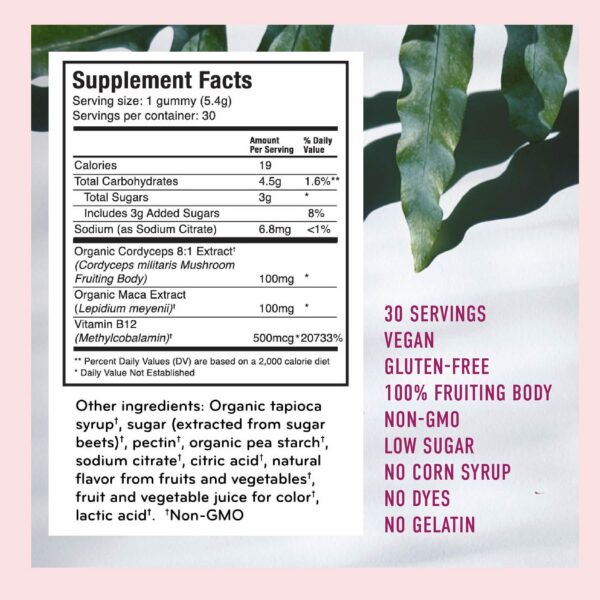 Suplemento para sistema inmune, energía y resistencia diaria en gomitas