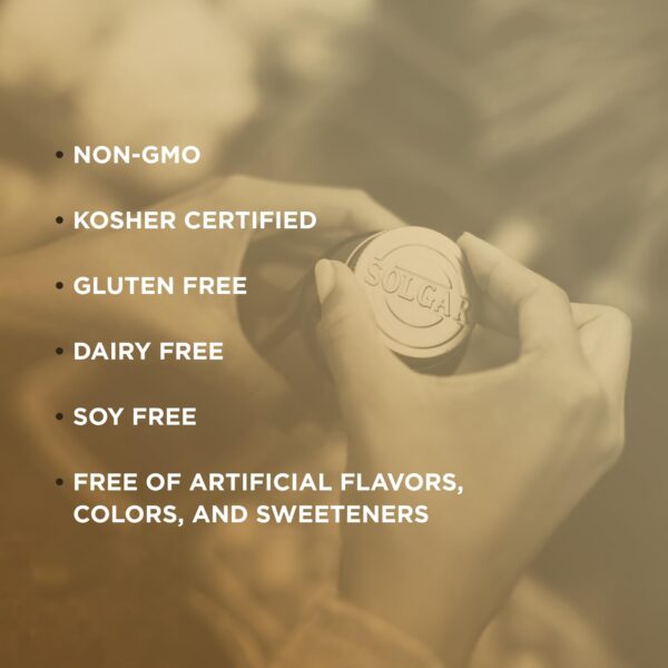 Suplemento Solgar de alta calidad para mantenimiento muscular