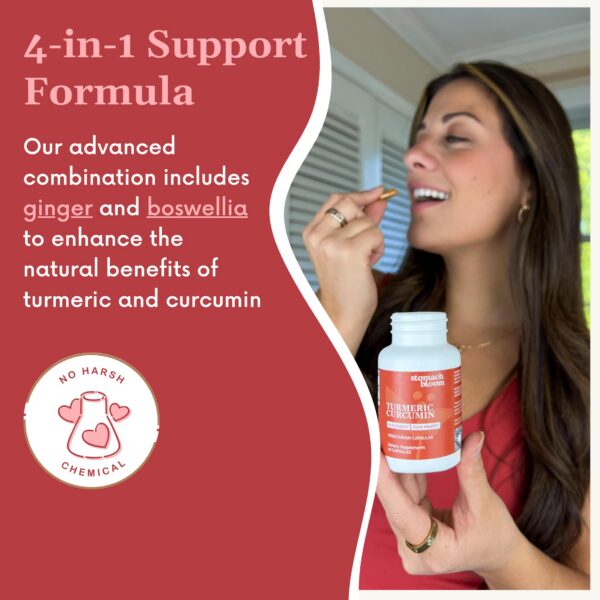 Suplemento StomachBloom con fórmula limpia, sin aditivos